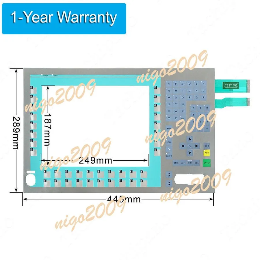Промышленный компьютер 6AV7801-0BA00-1AC0 Diaphragm Keypad