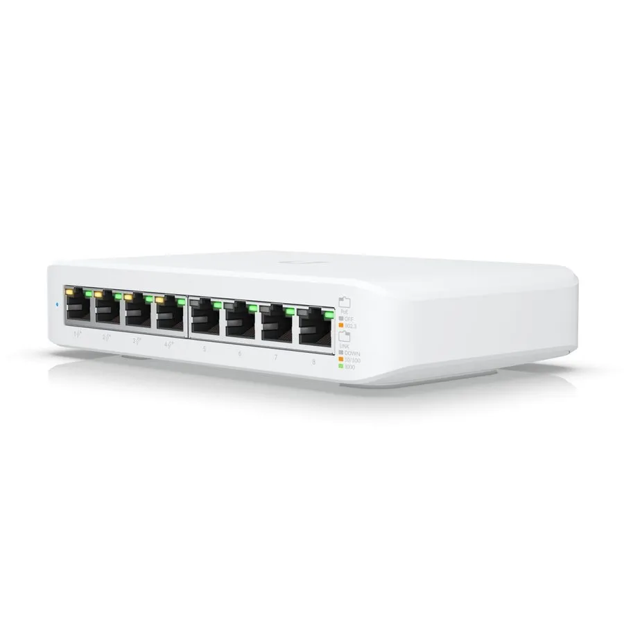 Коммутатор Ubiquiti UniFi USW-Lite-8-PoE 8-Port Gigabit PoE Ethernet Switch