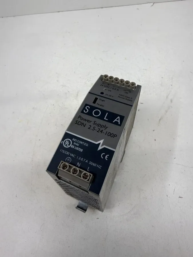 Блок питания Emerson SolaHD SDN 2.5-24-100P 24VDC 2.5A 60W DIN Rail Power Supply