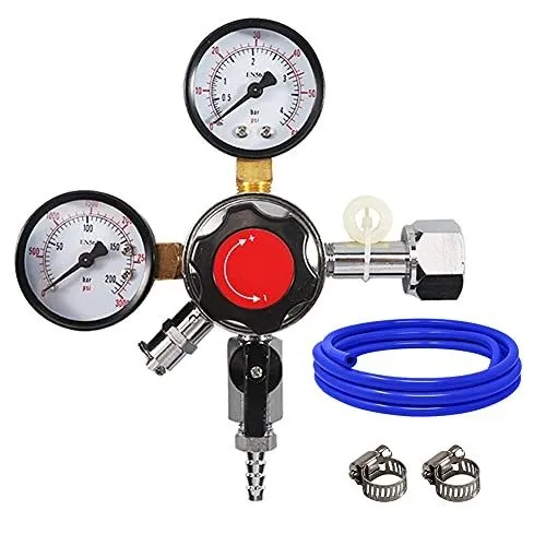 Трубопроводная арматура Draft Beer Gas Regulator CO2 Keg Regulator 0-60PSI CGA-3
