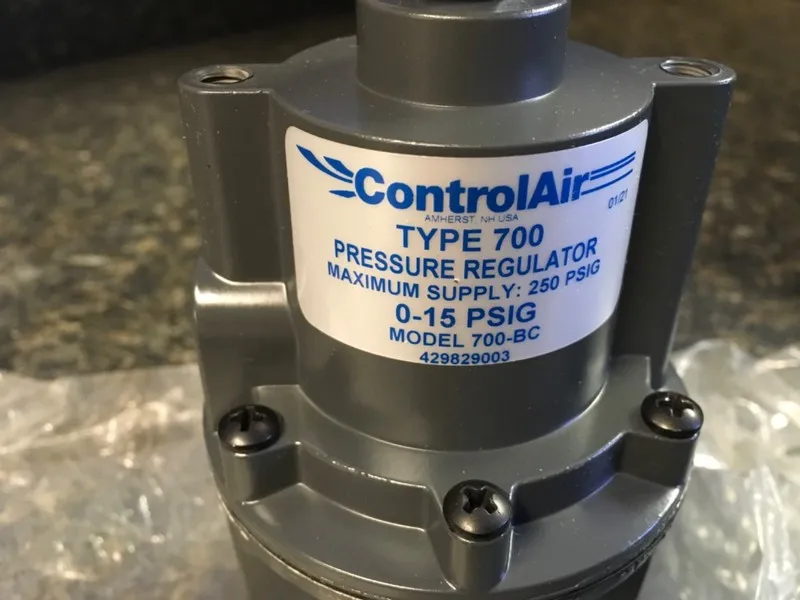 Трубопроводная арматура Control Air Inc. 700-BC Air Pressure Regulator 1/4"NPT 0
