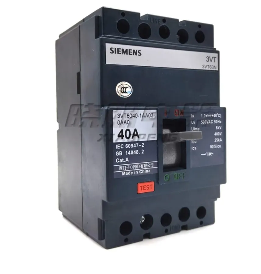 Автоматический выключатель SIEMENS Molded Case Circuit Breaker MCCB 3VT863N 3P 4