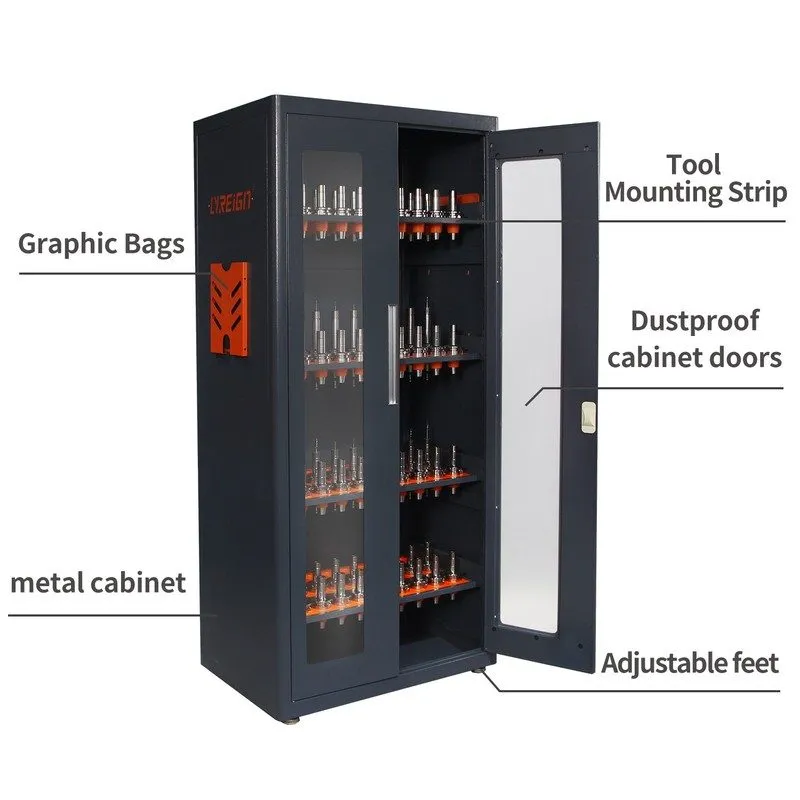 Режущий инструмент CNC Tool Cabinet Heavy Duty CNC Tool Holder Storage System CA — фото лота 2