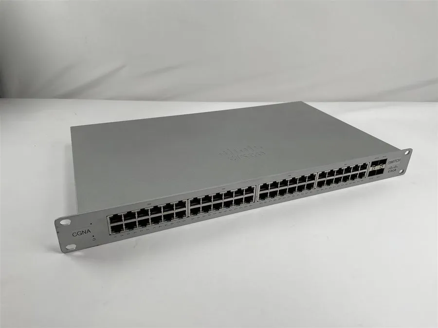 Коммутатор Unclaimed Cisco Meraki MS120-48-HW 48-Port Managed Ethernet Switch NO
