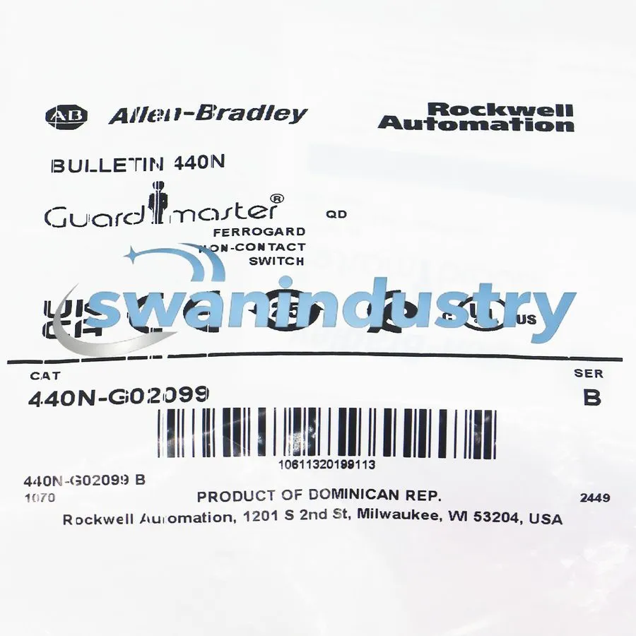 Реле безопасности Allen Bradley 440N-G02099 Guardmaster 440N Non Contact Switch
