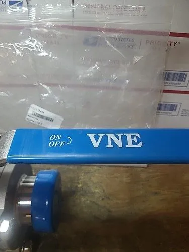 Клапан Vne Eg90cc-62.5 2-1/2" Clamp Stainless Steel Sanitary Ball Valve..NEW.. — фото лота 1