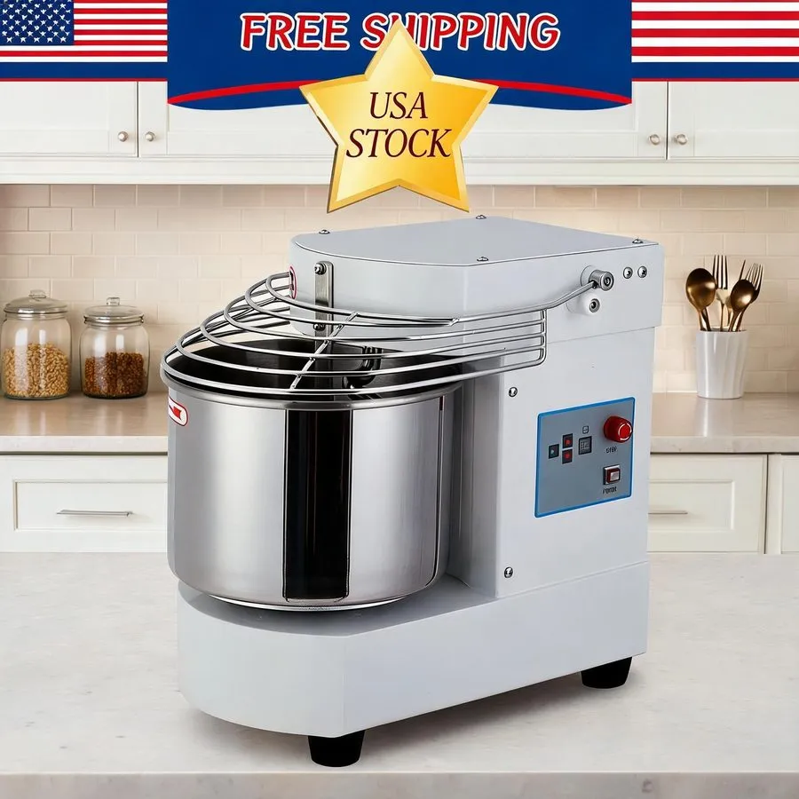 Миксер Commercial Food Mixer 10.5Qt Touch Screen Dough Mixer Timer 650W Dual Rot