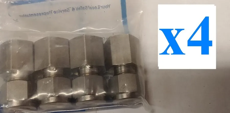 Фитинг Swagelok SS-600-7-4 Stainless Steel Tube Fitting, ø3/8in, 1/4NPT Female
