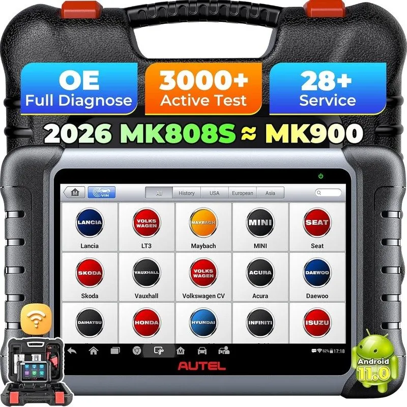 Диагностический сканер 2026 Autel MaxiCOM MK808S Bidirectional Auto Diagnostic S