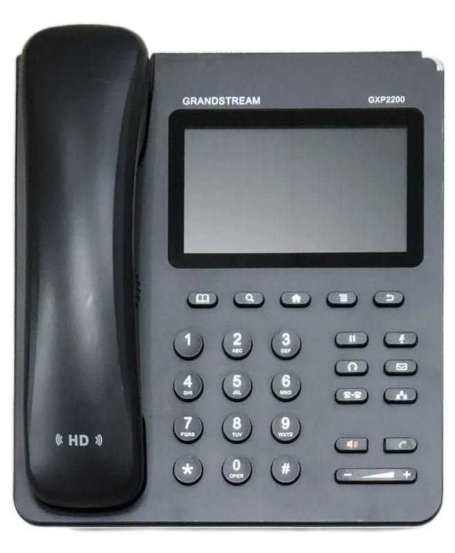 IP-телефон Grandstream GXP2200 Office IP Phone Black (w/ Stand, Handset & Cord)