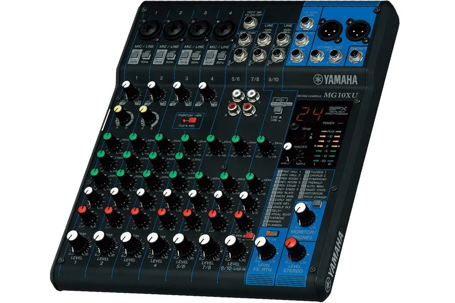 Микшерный пульт YAMAHA MG10XU Analog Mixing Console Audio Interface Mixer Effect