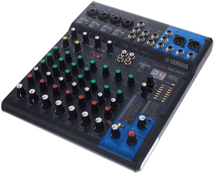 Микшерный пульт YAMAHA MG10XU Analog Mixing Console Audio Interface Mixer Effect — фото лота 2