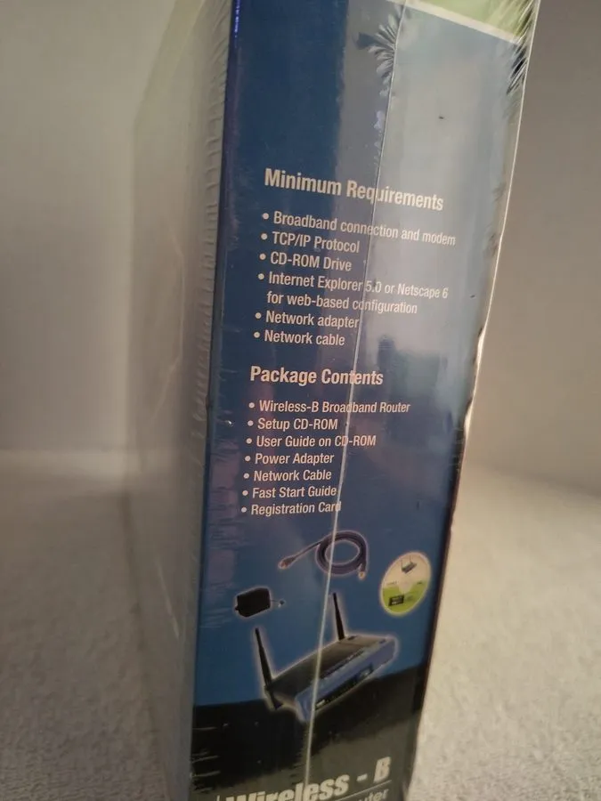 Маршрутизатор Linksys BEFW11S4 11 Mbps 4-Port 10/100 Wireless B Router