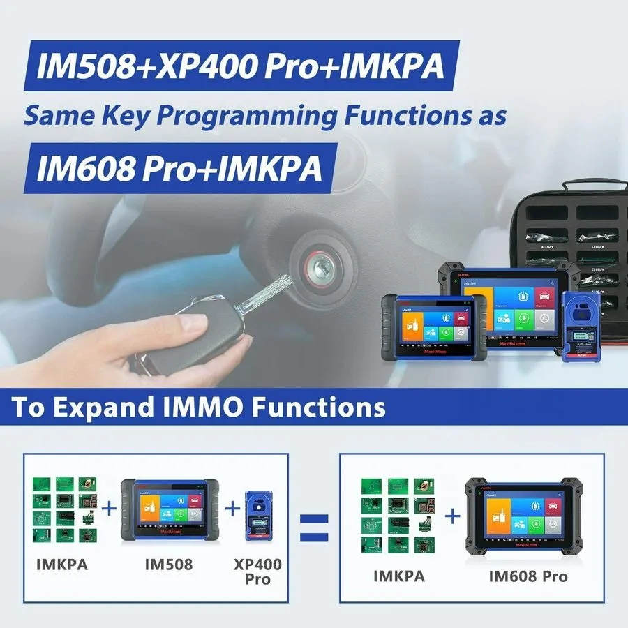 Диагностический сканер Autel MaxiIM IM508 & XP400 Pro key fob Programming Tool B