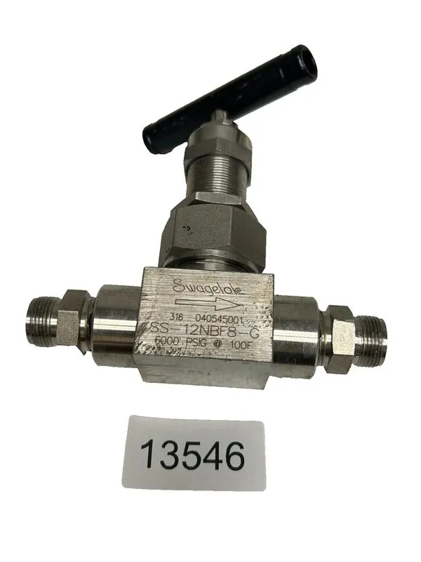 Клапан Swagelok SS-12NBF8-G high-pressure needle valve shipping — фото лота 1