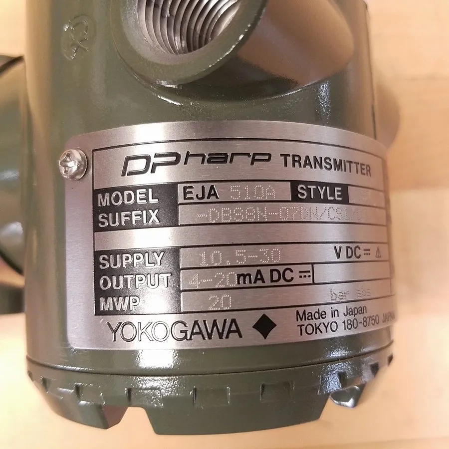 Датчик Yokogawa EJA510A DP Harp Transmitter ,Style S2, 10.5-30VDC, 4-20mA