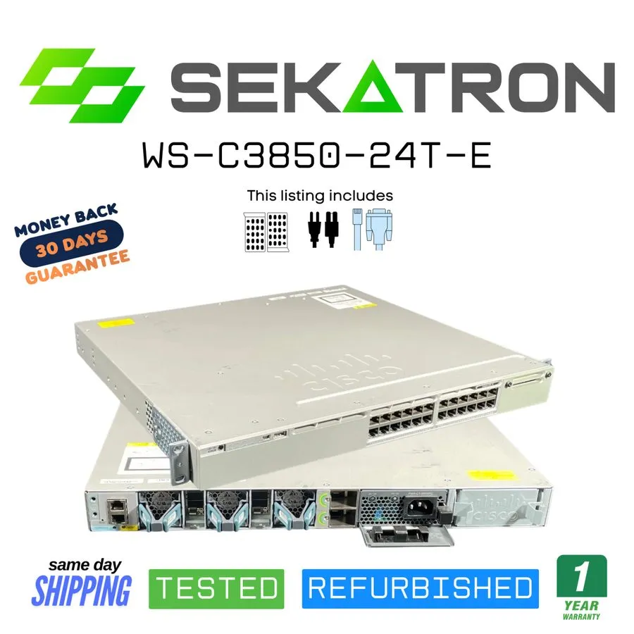 Коммутатор WS-C3850-24T-E