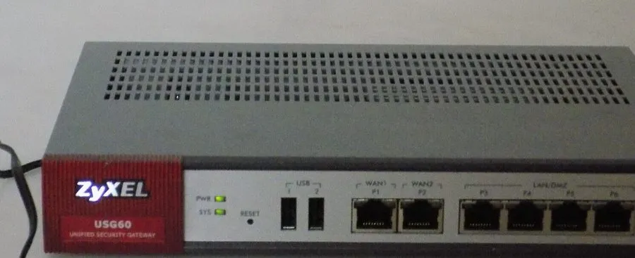 Межсетевой экран ZyXEL USG60 Unified Security Gateway FIREWALL 6 Port Gigabit Et