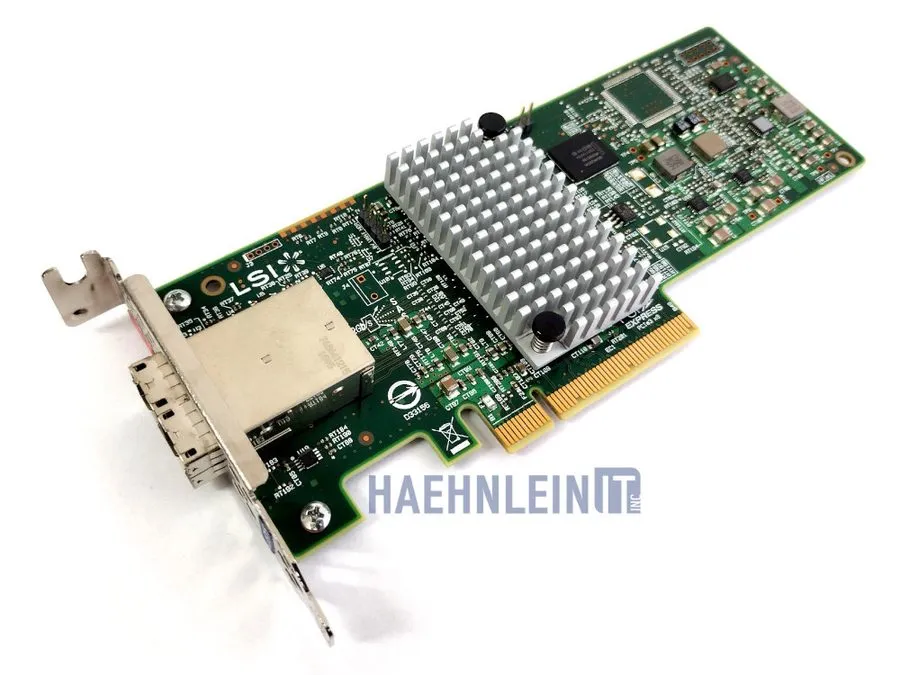 Контроллер Broadcom LSI SAS 9300-8e 12Gb/s 8-Port SFF-8644 PCIe 3.0 IT Mode HBA — фото лота 1