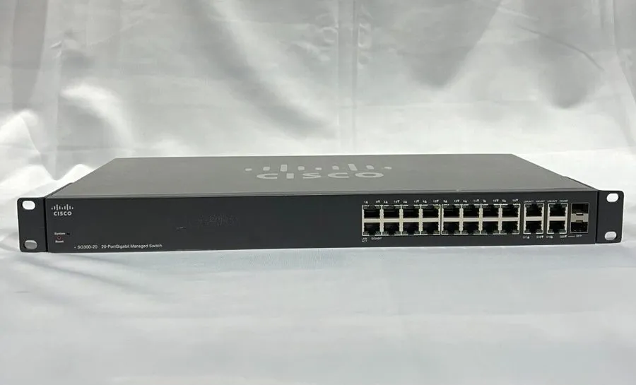Коммутатор Cisco SG300-20 20-Port Gigabit Managed Ethernet Switch PoE