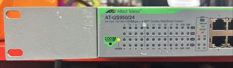 Коммутатор ALLIED TELESIS AT-GS950/24 24 PORT WEBSMART GIGABIT ETHERNET SWITCH