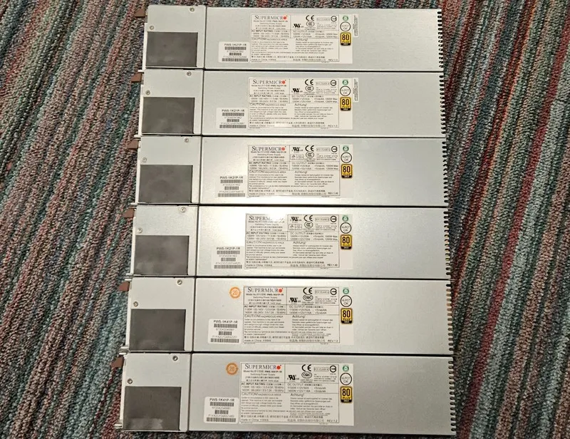 Блок питания SuperMicro PWS-1K41P-1R 1400W 1U 80Plus Gold Hot-Swap
