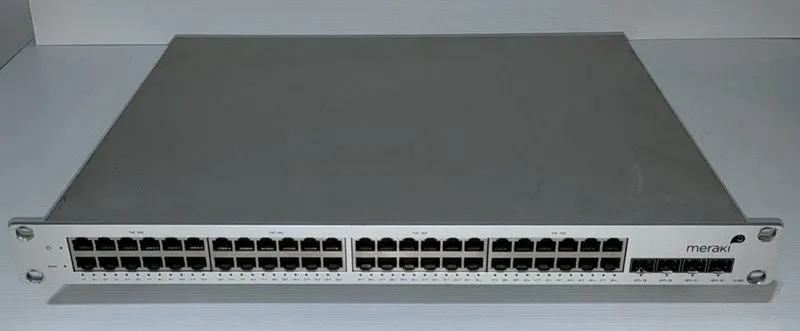 Коммутатор Cisco Meraki MS42P 48-Port Gigabit PoE Switch with 10G SFP+ Uplinks — фото лота 1