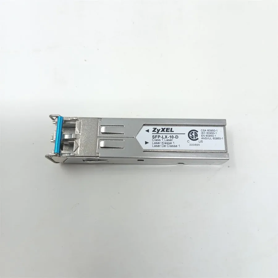 Трансивер ZYXEL SFP-LX-10-D FIBER SFP MULTIMODE TRANSCEIVER 91-010-203001B 1 Gbp — фото лота 1