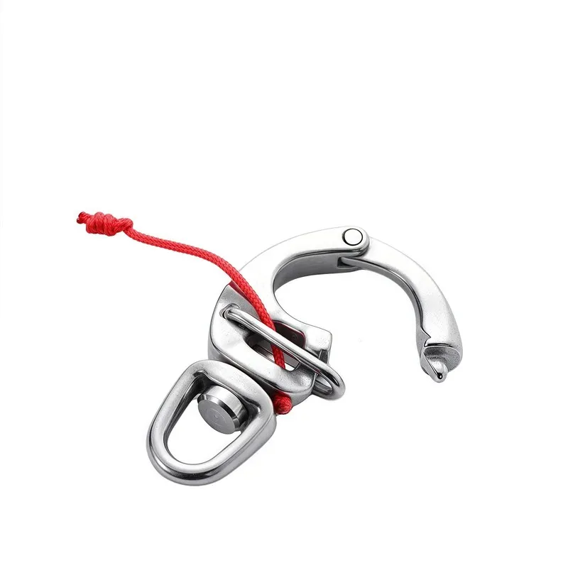 Такелажная скоба 316 Stainless Steel Quick Release Shackle Sailing Marine Hook 9 — фото лота 1