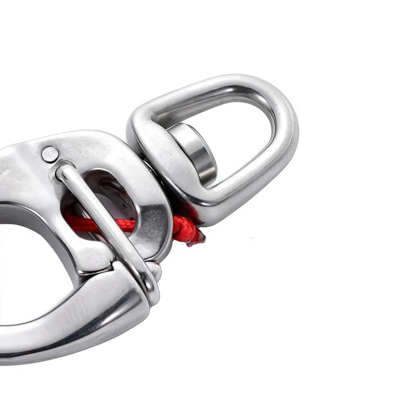 Такелажная скоба 316 Stainless Steel Quick Release Shackle Sailing Marine Hook 9 — фото лота 2
