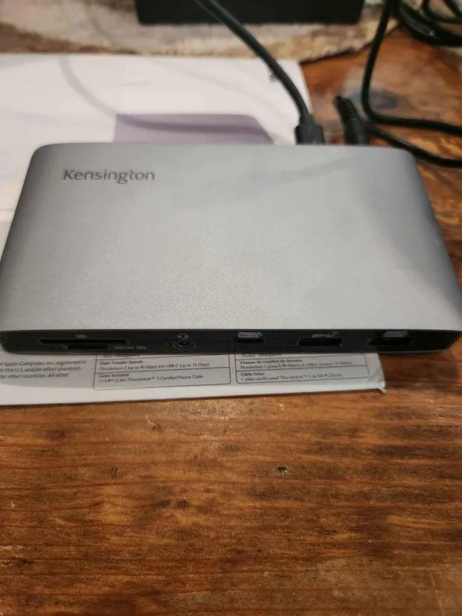Док-станция Kensington SD2480T Thunderbolt 3 and USB-C Dual 4K Docking Station