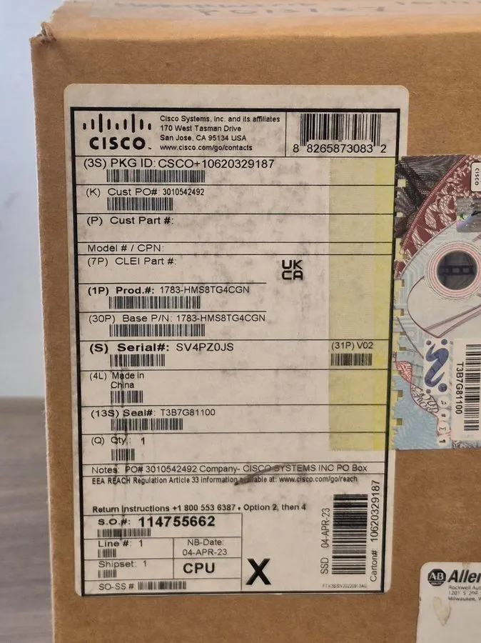 Коммутатор Allen Bradley 1783-HMS8TG4CGN Stratix 5400 12 Port Managed Switch