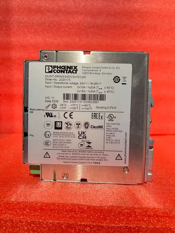 Блок питания PHOENIX CONTACT QUINT-ORING24DC2X101X20 Power Supply — фото лота 1
