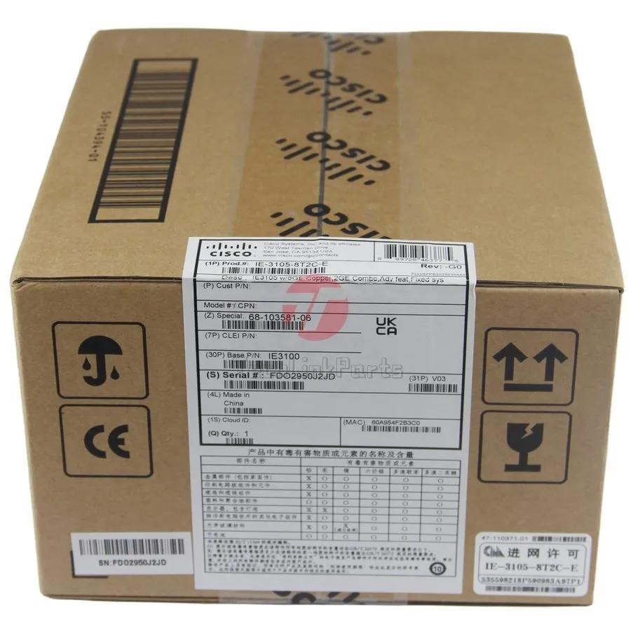 Коммутатор Cisco IE-3105-8T2C-E Switch Managed Network Essentials