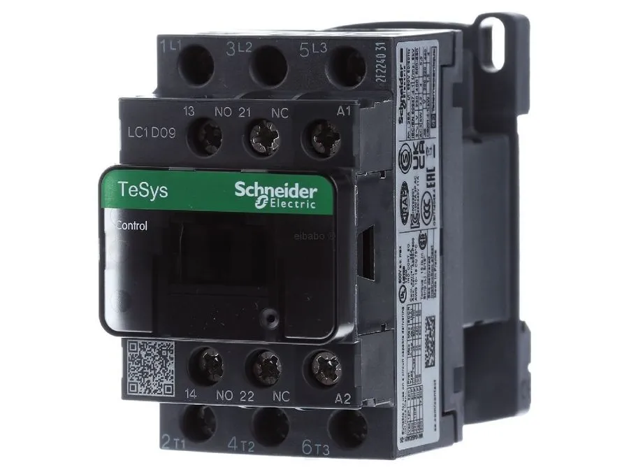 Контактор SCHNEIDER ELECTRIC LC1D09P7 TESYS D CONTACTOR 9A 3-POLE 230V AC COIL 4