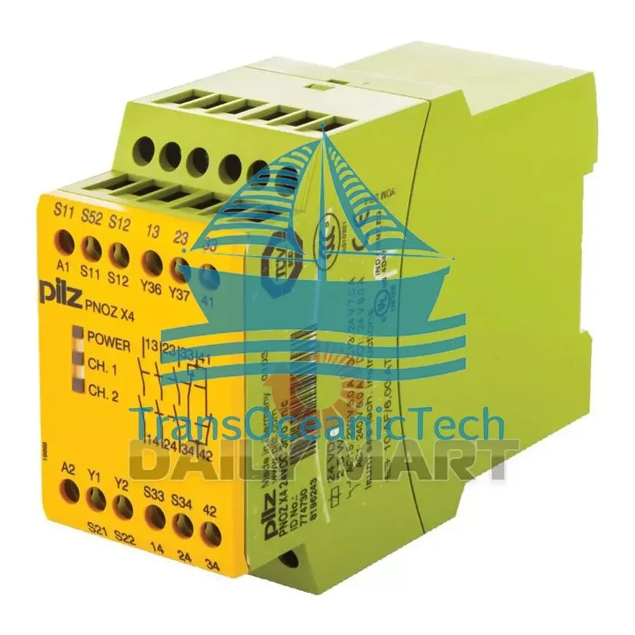 Реле безопасности PILZ 774730 PNOZ X4 24VDC 3n/o 1n/c Safety relay