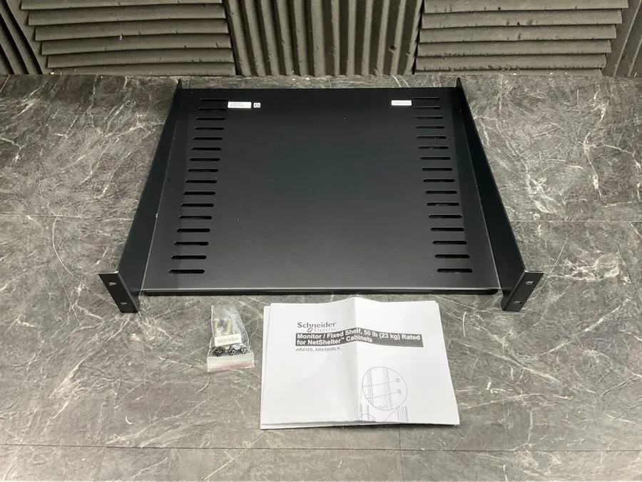 Стойка/шкаф APC AR8105BLK 2U Fixed Rack Shelf (50lbs) Black