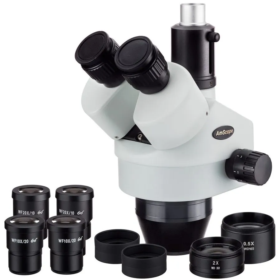Микроскоп AmScope 3.5X-180X Trinocular Zoom Stereo Microscope Head Super Widefie