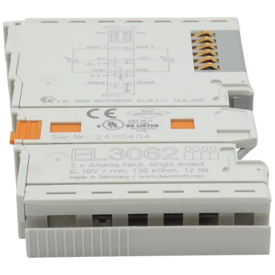 Модуль ввода-вывода Beckhoff EL3062 Analog Input EtherCAT Terminal