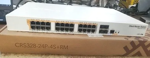 Коммутатор Mikrotik CRS328-24P-4S+RM 24 Port Gigabit Ethernet Router/switch PoE 