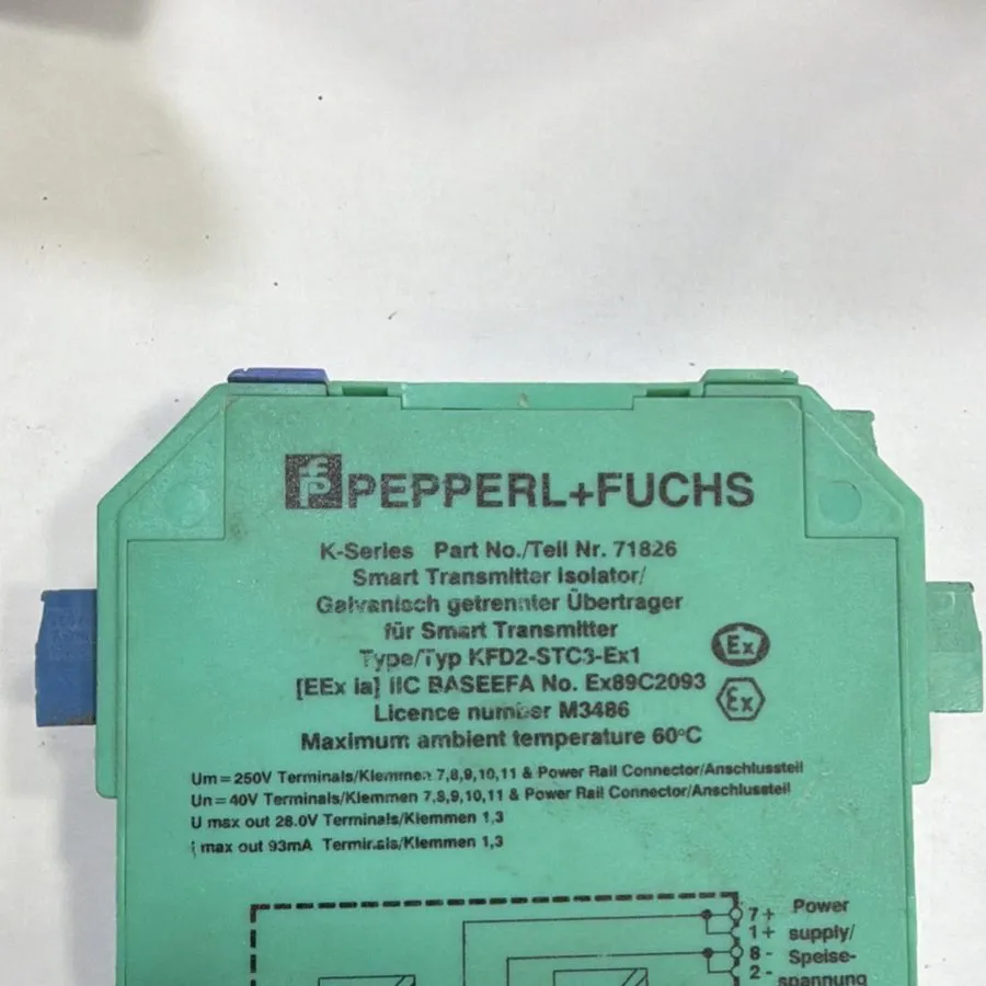 Датчик PEPPERL+FUCHS KFD2-STC3-EX1 Smart Transmitter Isolator 71826 M3486