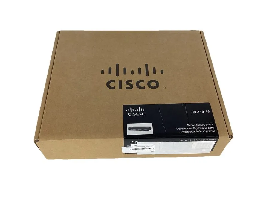 Коммутатор Cisco Small Business SG110-16 16-Port Gigabit Desktop Switch Excellen