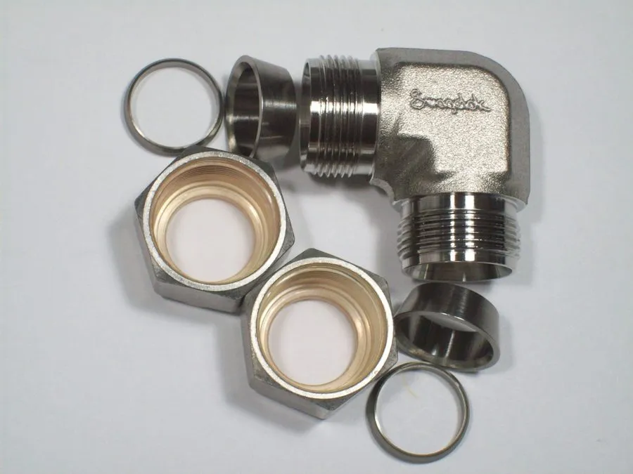 Фитинг Swagelok SS-1010-9, Tube Fitting, Union Elbow, 5/8 in Tube OD — фото лота 2