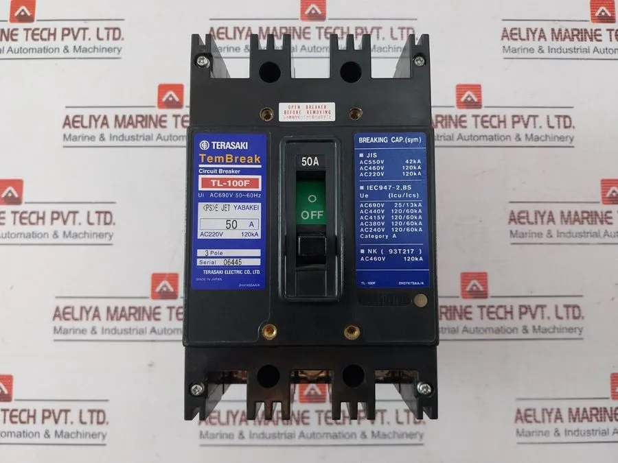 Автоматический выключатель TERASAKI TL-100F Tembreak Circuit Breaker 3 Pole AC69