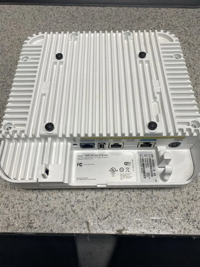 Точка доступа Wi-Fi Cisco Aironet 3802I (AIR-AP3802I-B-K9) POE Wireless Access P — фото лота 1