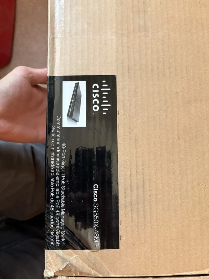 Коммутатор Cisco SG550X-48MP 48 Port PoE Stackable Managed Switch SG550X-48MP-K9 — фото лота 2