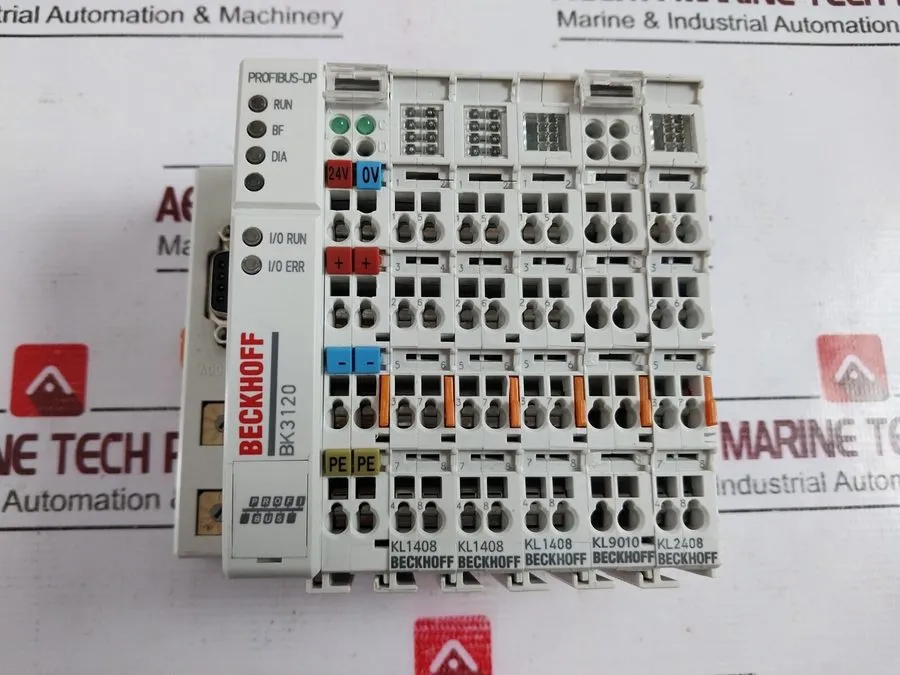 Шлюз полевой шины Beckhoff BK3120 Profibus Coupler, 24V DC, 8x Digital Output 20