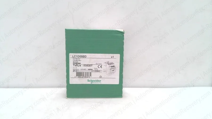 Контактор Schneider LC1D09BD TeSys D Contactor 9A 24VDC Coil + LAD4TBDL 3 Pole