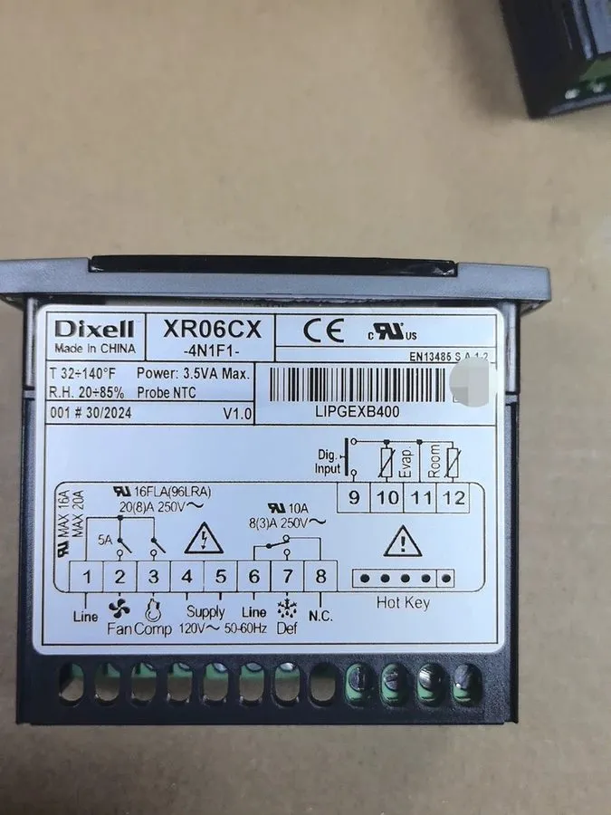 Термостат Dixell XR06CX-4N1F1 Digital Thermostat Controller
