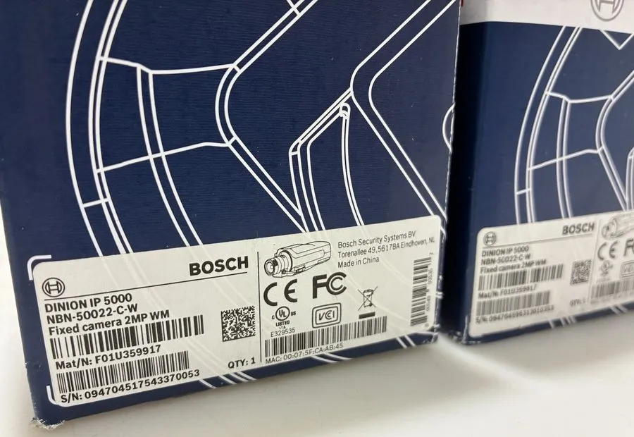 Камера Bosch DINION IP 5000 NBN-50022-C-W 2MP 1080p PoE IP Security Camera
